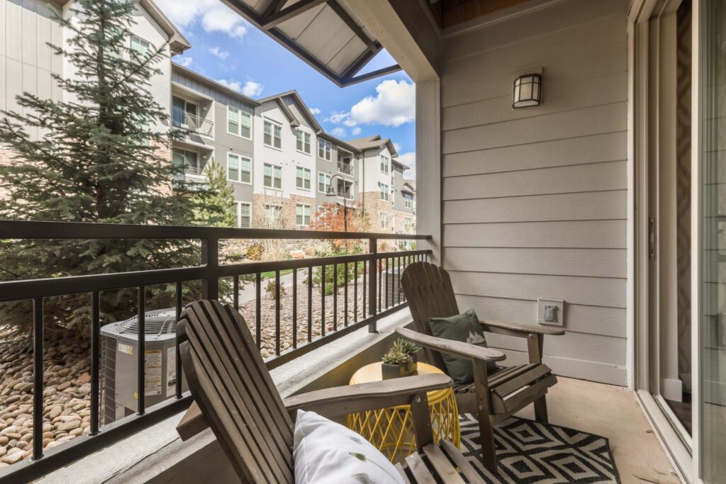Private patio